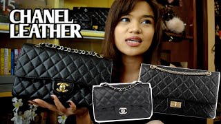 TYPES OF CHANEL LEATHER (LAMBSKIN, CAVIAR, DISTRESSED CALFSKIN)