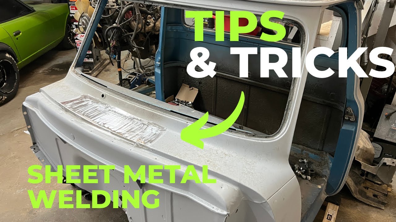 Building a 1954 ford f100 Welding sheet metal tips & tricks episode