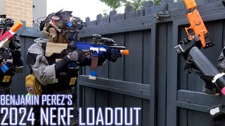 Benjamin Perez's 2024 Nerf Loadout | Late 1000 Subscriber Special