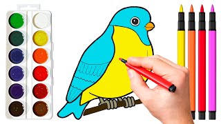 bird coloring page