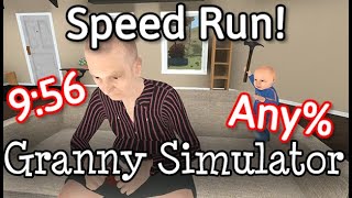 Previous World Record Speedrun Granny Simulator 9:56 (Any%) - FULL GAME