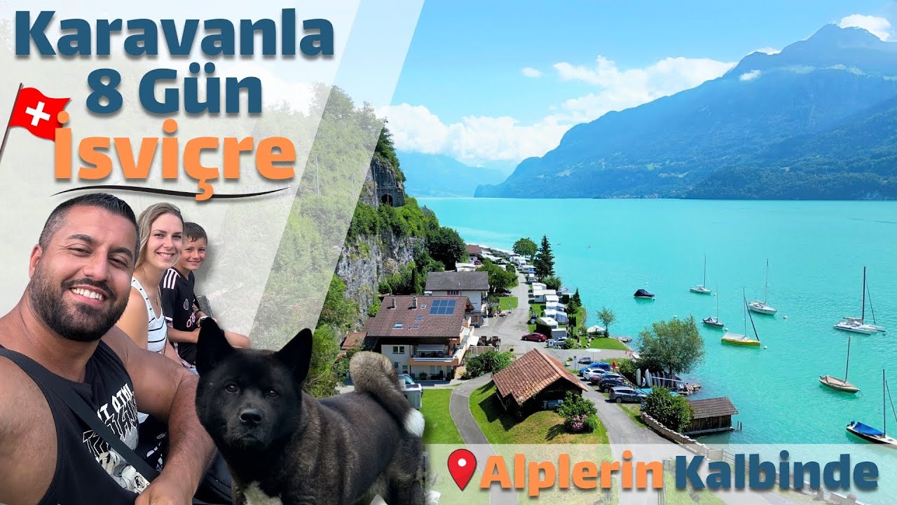 ⁣İsviçre'nin Kalbinde Karavan Tatili: Alplerin Eteklerinde Kamp Maceramız.