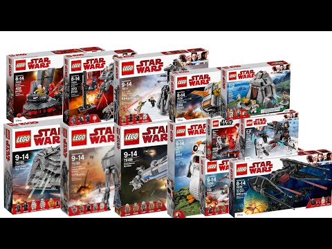 All Lego Star Wars The Last Jedi Sets so far - Lego Speed Build