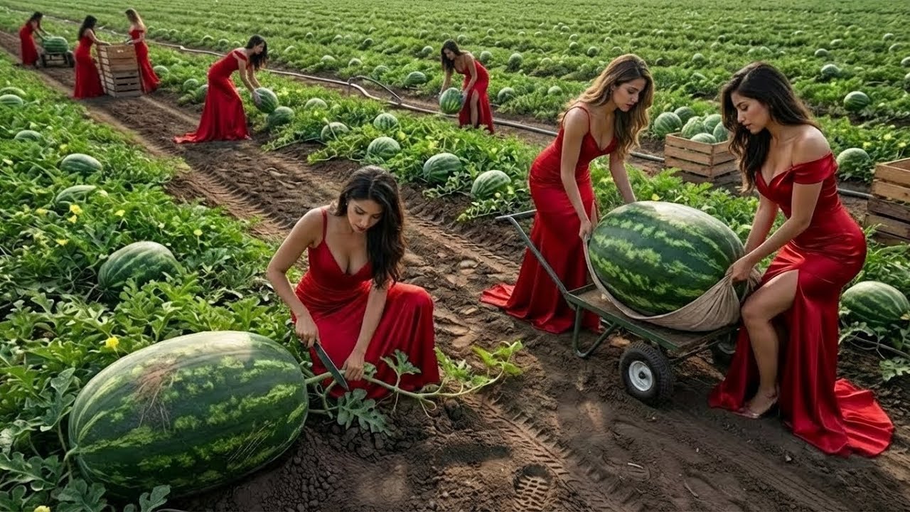 Inside the World’s Largest Watermelon Harvest – Millions Picked by Hand