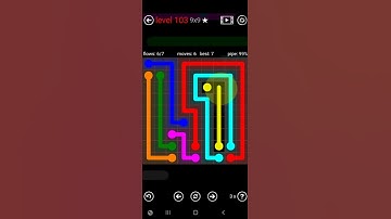 How To Solve Flow Free 9x9 Mania Level 103 Hard Board Walk Through Solution Walkthrough