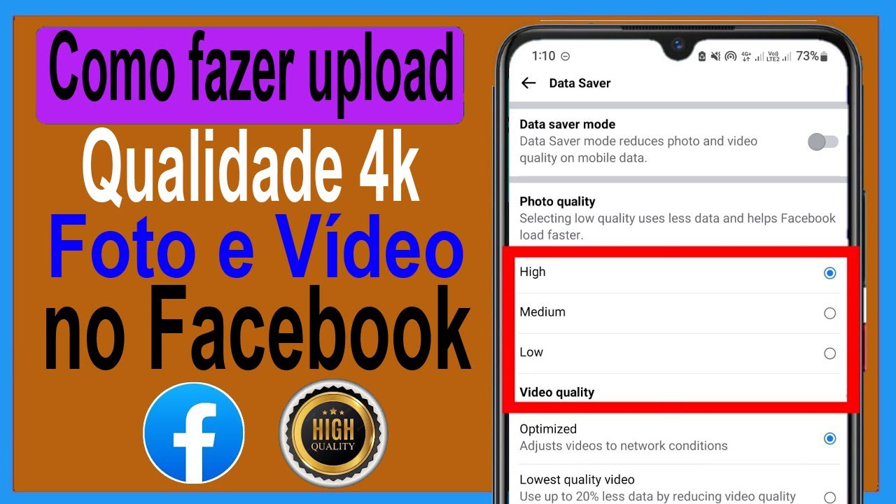 Como fazer upload de fotos e vídeos com qualidade 4K no Facebook - YouTube