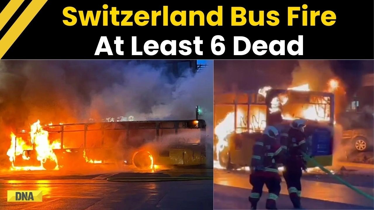 Switzerland Bus Fire: At Least 6 Dead, 5 Injured In Kerzers, In ...