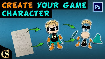 Creating a ready to animate 2D game character - PS Tutorial