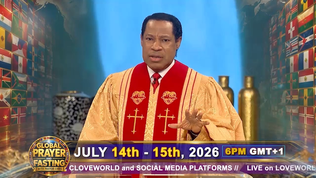 LIVE: GLOBAL PRAYER AND FASTING WITH PASTOR CHRIS || DAY 1|| JULY 14TH 2026