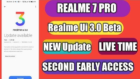 Realme 7 Pro Realme Ui 3.0 Early Access Beta Form Live | Second Batch Beta Form | Confirm Time