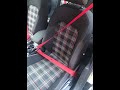 VW GTI Mk6 seat belt color exchange