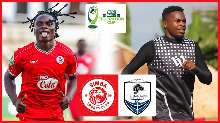 #live SIMBA (6) VS KILIMANJARO WONDERS FC (0) CRDB FEDERATION CUP