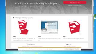 Downloading and Installing SketchUp Pro 2016 (Windows)