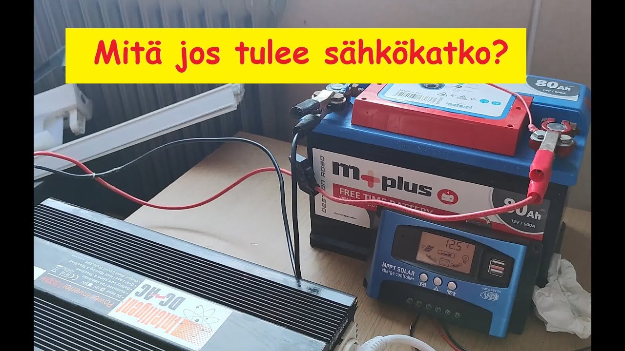 Sähkökatko, miten tehdä varasysteemi?