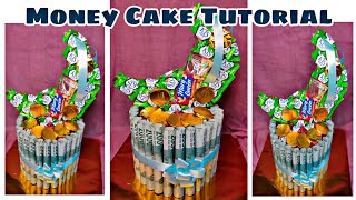 Cara Membuat Money Cake Simple Paling mudah di dunia | Kue Tart Ada Uangnya budget murah hasil mewah