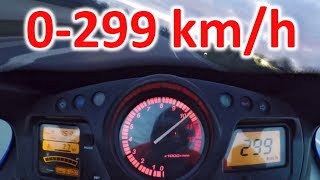 HONDA CBR1100XX - 0-299 km/h Beschleunigung