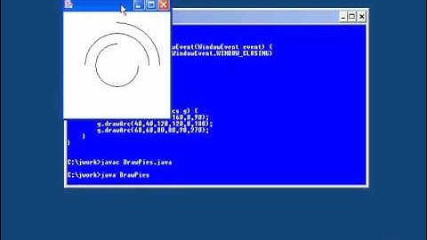 Drawing and Filling Arcs in java