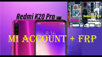 Redmi K20 Pro Mi Account+frp remove tested by softichnic
