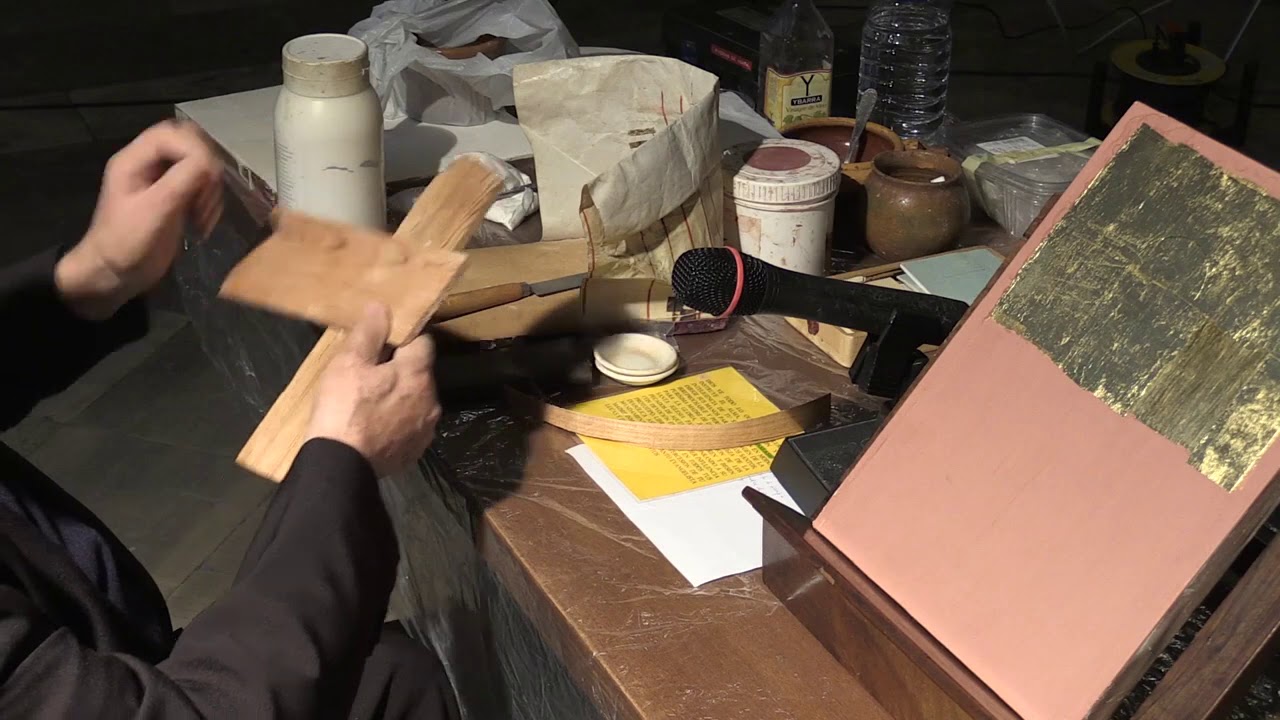 El proceso de elaboración de los iconos