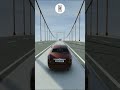 Will the Rolls-Royce Ghost survive this bridge? 👀🔥 #beamngdrive  #crashtest #deadlybridge