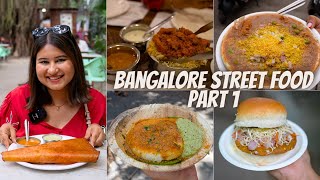 Best BANGALORE Street Food Tour (Part 1) | Ghee Podi Idli, Holige, Dosa, Biryani & More