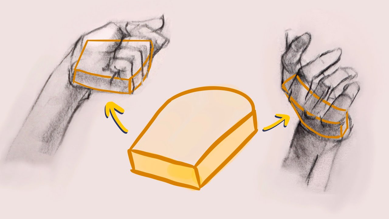 Hand-Drawn Boxes  How to draw hands, Pencil drawing images