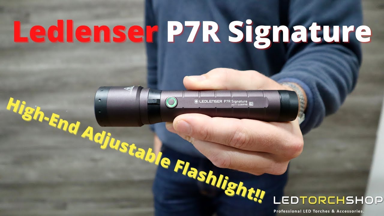 Ledlenser P7R SIGNATURE  HIGH-END ADJUSTABLE Flashlight 2000 LUMENS 