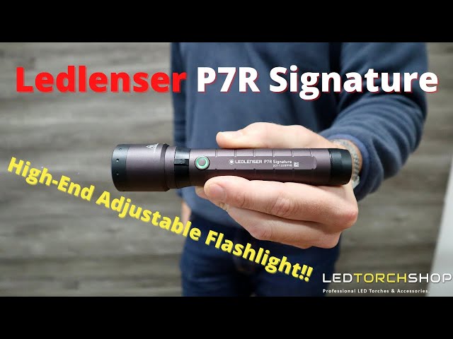 Ledlenser P7R SIGNATURE  HIGH-END ADJUSTABLE Flashlight 2000 LUMENS 