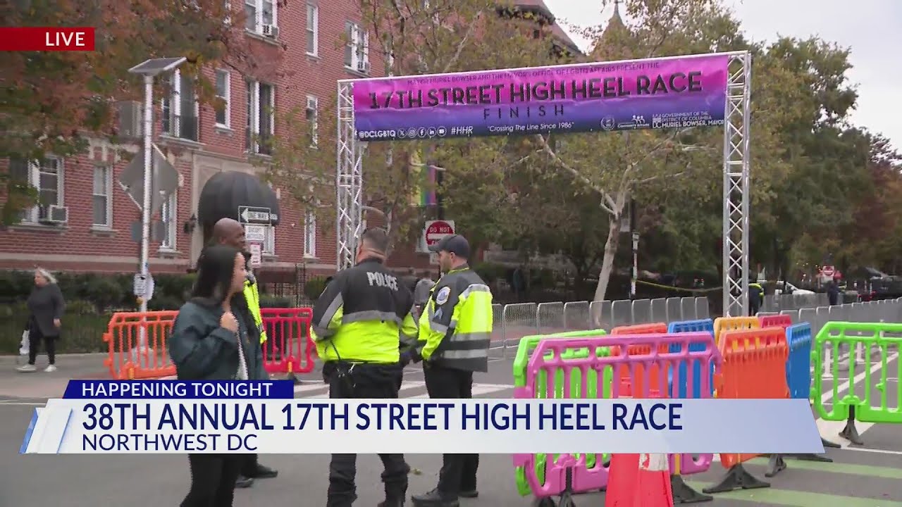 38th annual High Heel Race in DC underway - YouTube