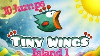 Tiny Wings HD - 10 jumps on Island 1 - How To Demo Walkthrough Net Worth