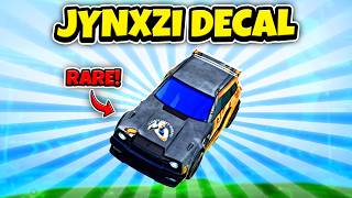 I Got The RAREST Decal In Rocket League (Jynxzi decal)