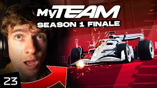 I HIT A HOLE IN THE TRACK - F1 23 My Team Season 1 FINALE