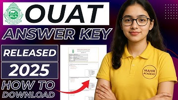 ouat answer key 2025 | ouat response sheet 2025 | ouat answer key download | mahir academy