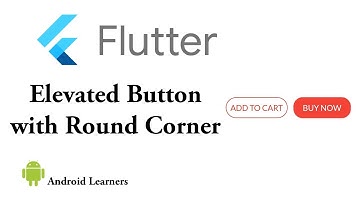 How to make Elevated Button with round corners in Flutter