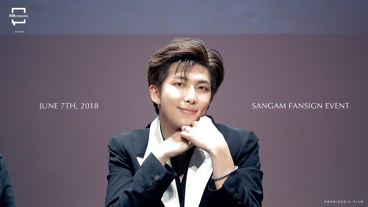 180607 상암 판싸인회 알엠 직캠 | Sangam Fansign Event RM Focus