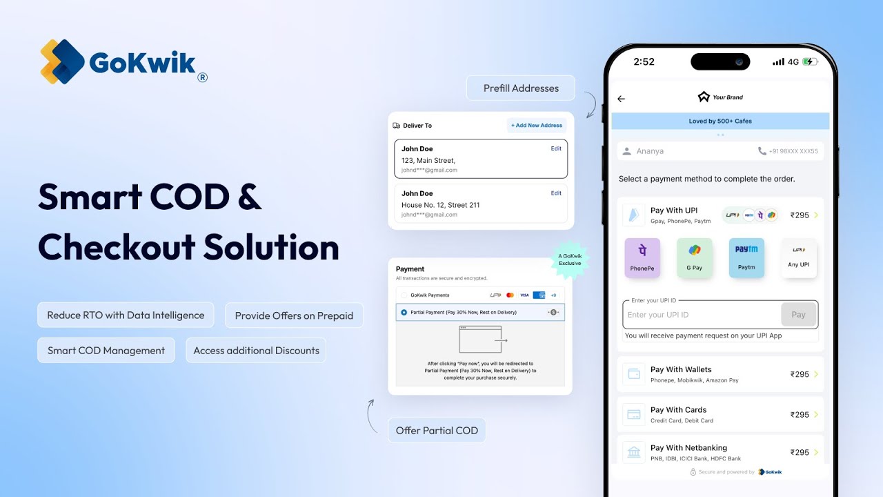 Kwik COD & Checkout: Smart Checkout solution to reduce RTO, increase ...