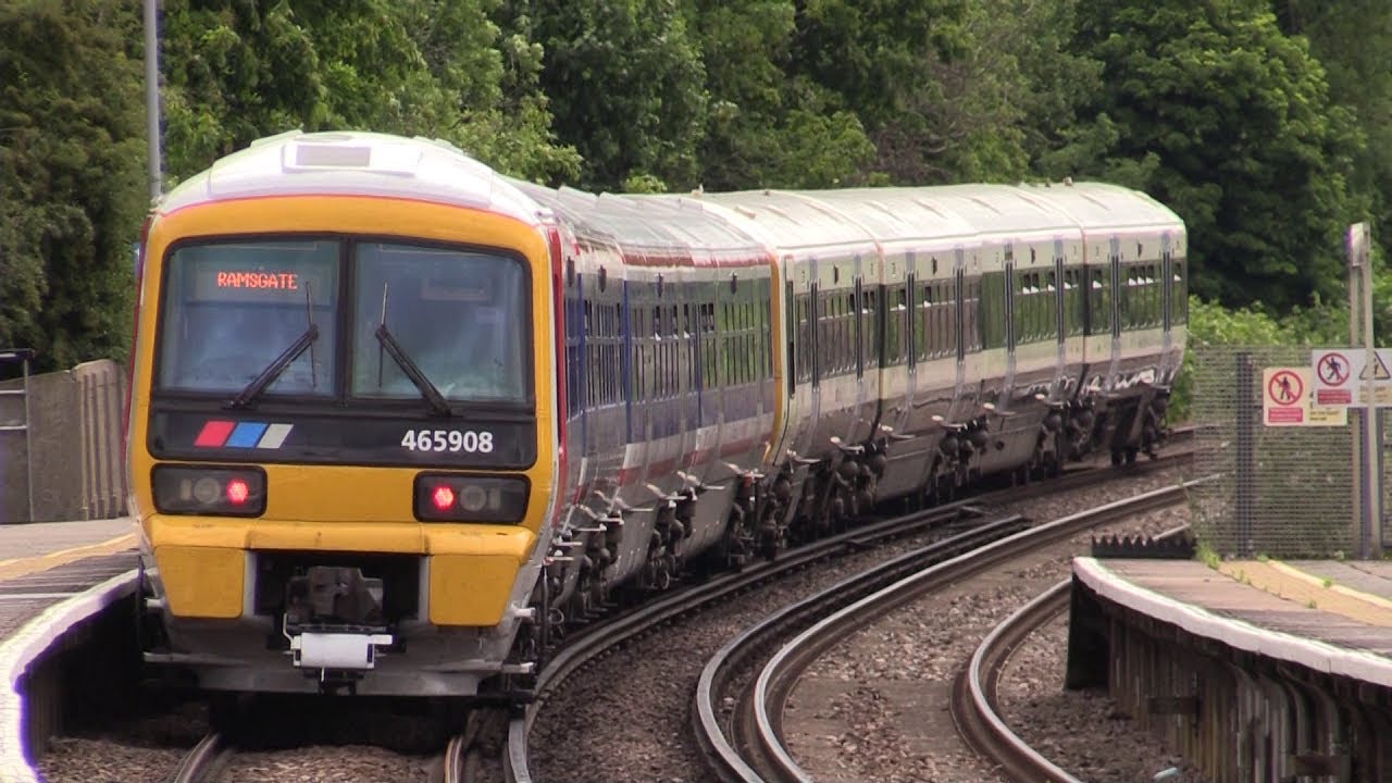 Rainham to Whitstable onboard Network SouthEast 465908