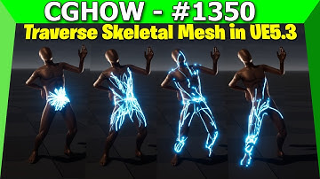 Ontdek Traverse Skeletal Mesh in UE5.3 Niagara: een showcase