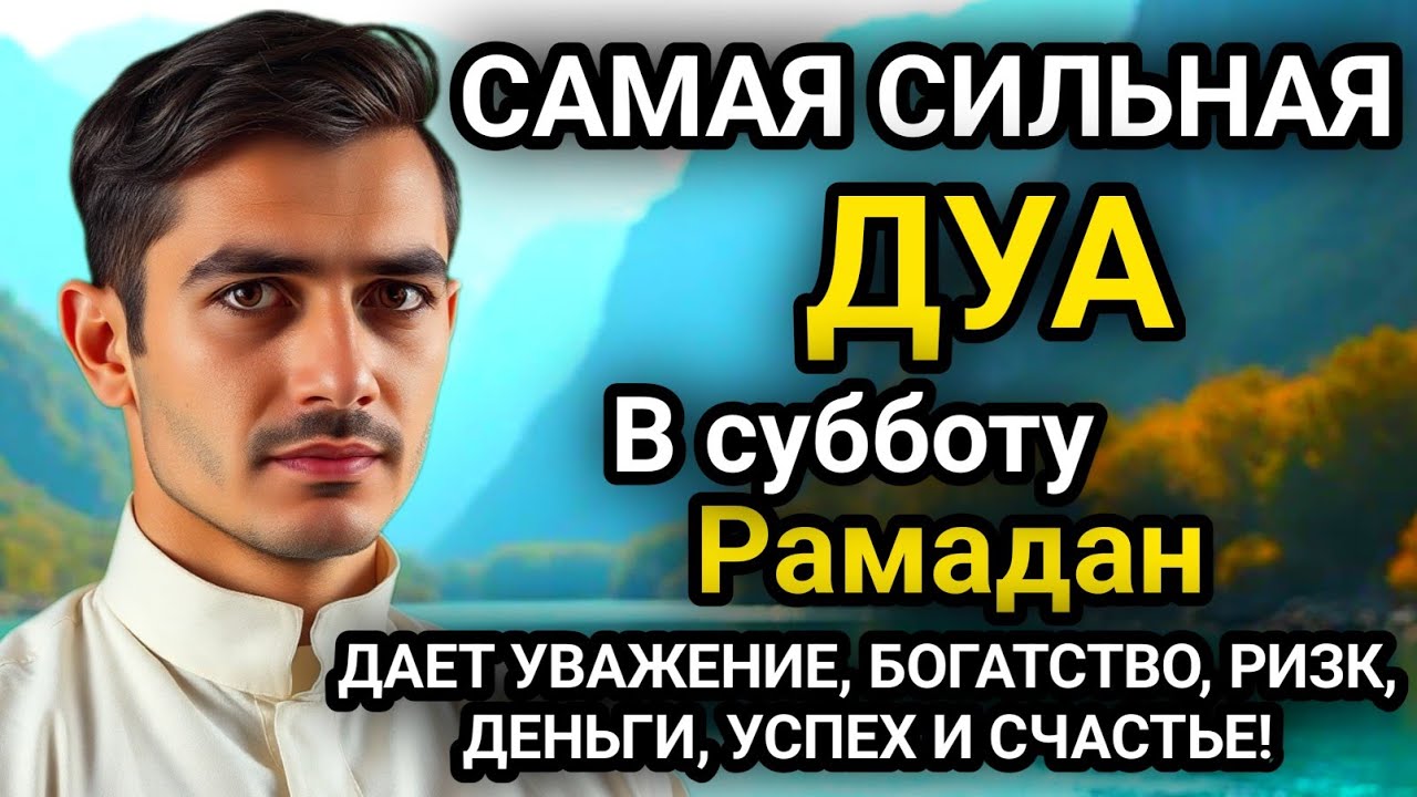 Дуа в субботу Рамадан Все желания сбываются!, Очень сложныепроблемы будут решены, ИншаАллах