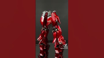 Full-armor Sinanju… and it’s built different. 💥 #gundam #gunpla #sinanju #custombuilds #modelkit