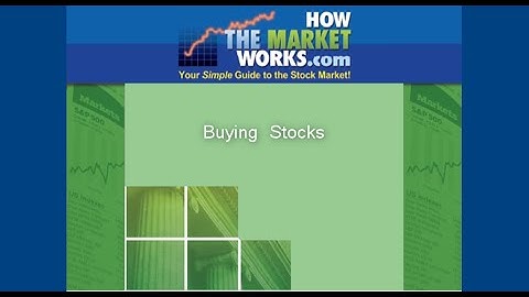 How To Buy Stocks On HowTheMarketWorks.com