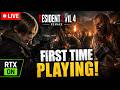 🔴 LIVE - Resident Evil 4 Remake First Time Playing! 😱 RTX ON Ultra Graphics | No Commentary