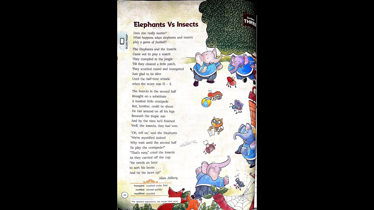 Elephant Vs Insect Elephants Vs Insects (Ratna Sagar, class - 6) - YouTube