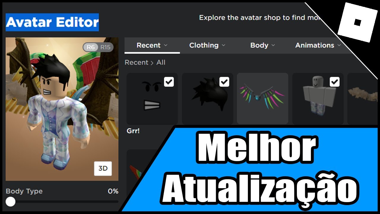 NOVA ATUALIZAÇÃO NO ROBLOX 