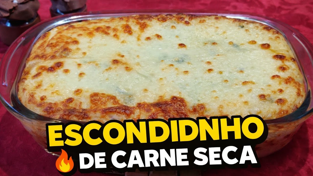 O MELHOR Escondidinho de Carne Seca que Você Vai Comer!