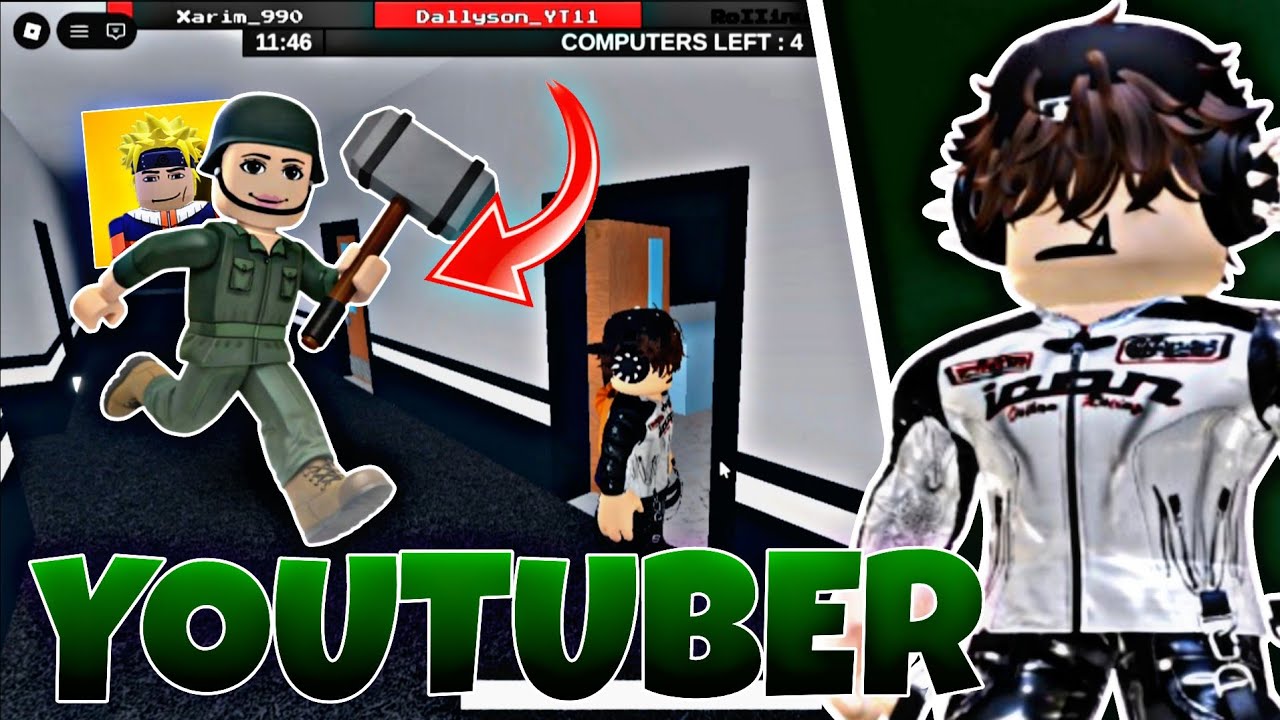 PASSANDO APUROS COM UM NOVO YOUTUBER DE FLEE!  🫢🔥 (Flee the facility)