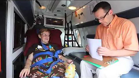 Sandra Ware files for re-election from an ambulance