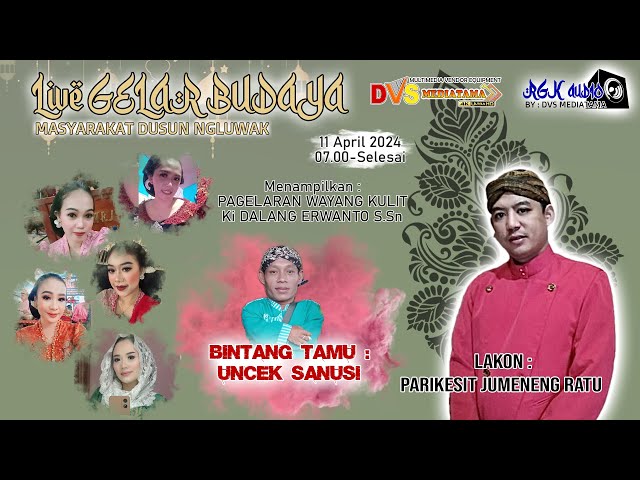 🔴📡Live Pagelaran Wayang Kulit KI ERWANTO S.Sn | Dalam Rangka Gelar Budaya Warga Ngluwak ❃ RGK AUDIO class=