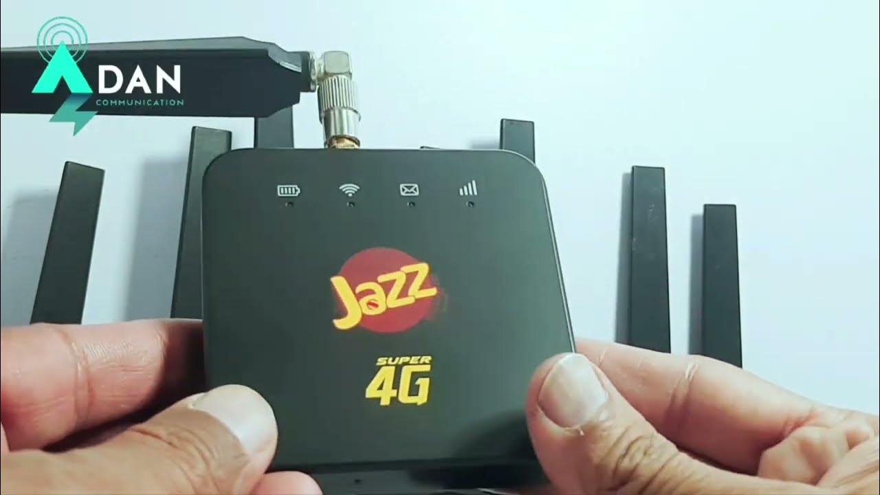 Jazz 4G LTE Zte Cloud Mf927u Modified Version Antena Supported - YouTube