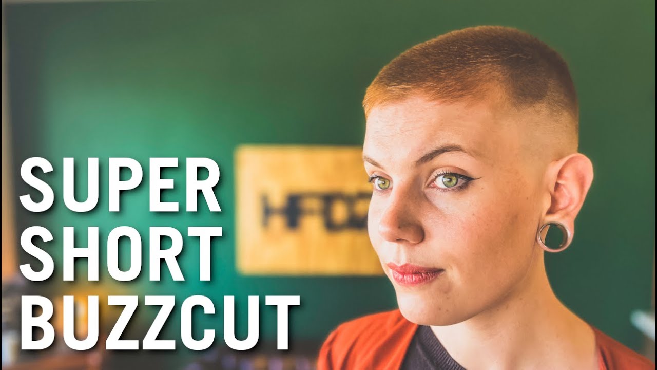 Amazing Short Buzzcut With A Skin Fade On The Side! - Hfdzk Haircut  Tutorial - Youtube